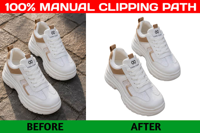 do manual clipping path and background removal
