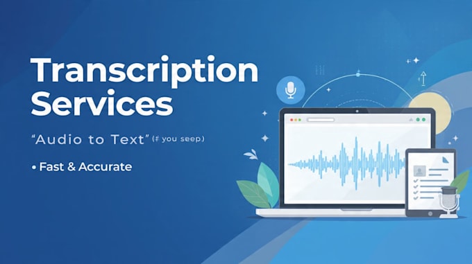 transcribe your audio or video to accurate text