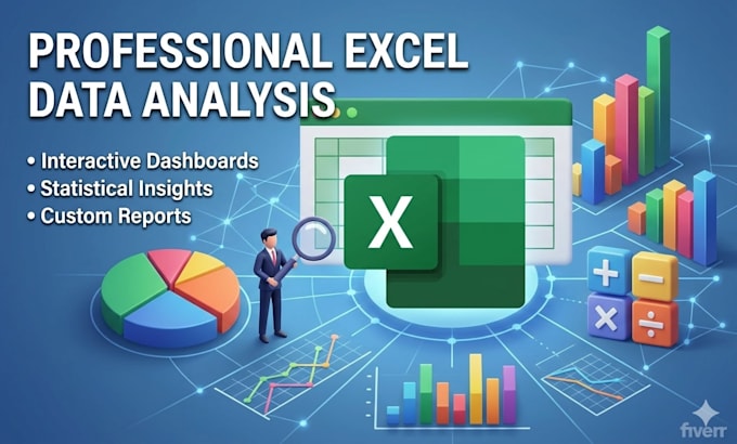 do excel data analysis and visualization