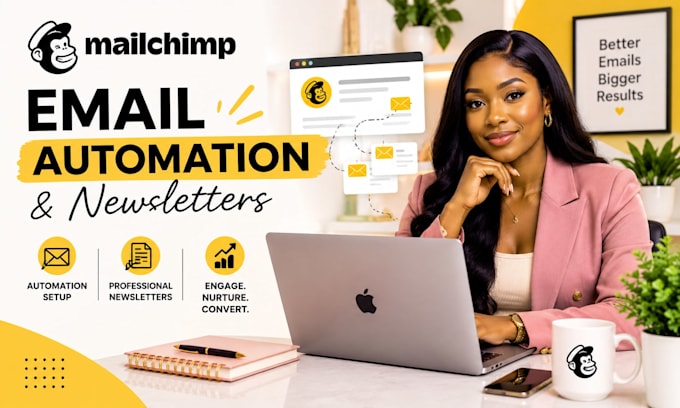 set up mailchimp email automation and newsletters