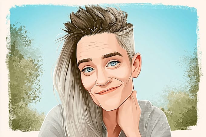 design a unique caricature for your avatar