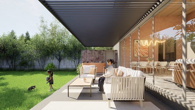 interior or exterior architecture render