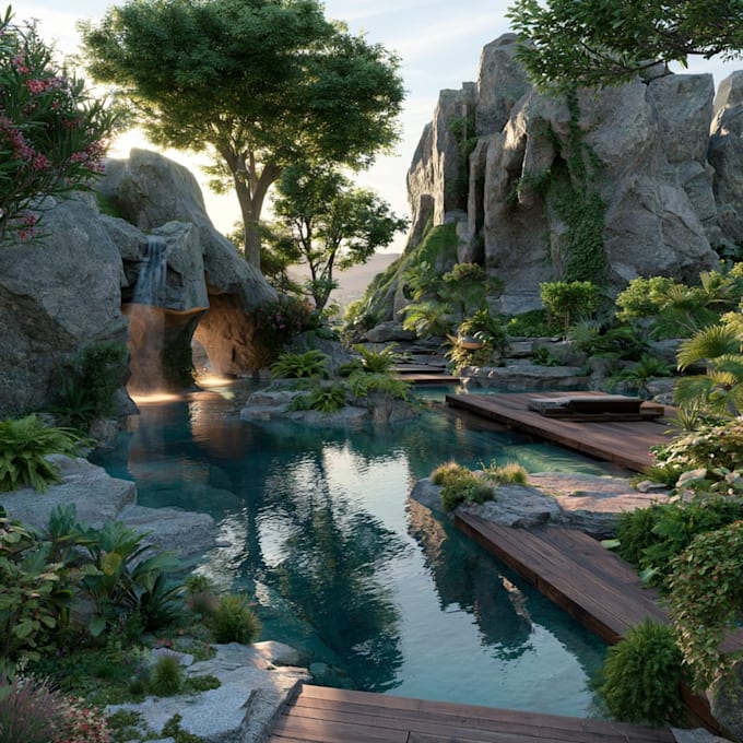 create stunning landscape and urban environment artwork