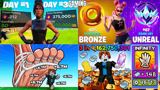 design high CTR thumbnails with free bonuses on all packages