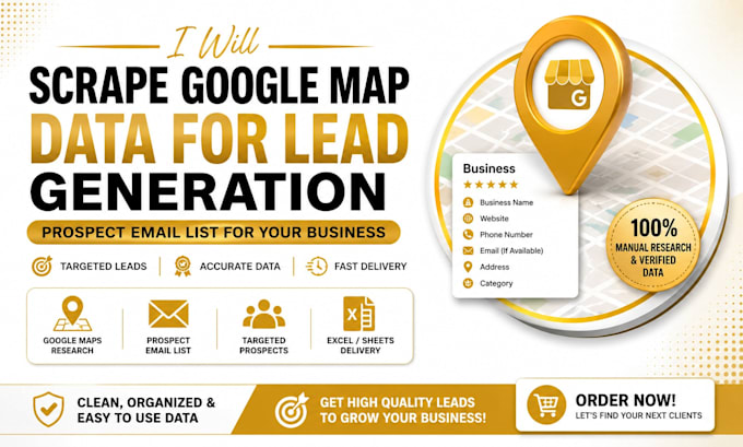 scrape google map data for lead generation prospect email list for your business