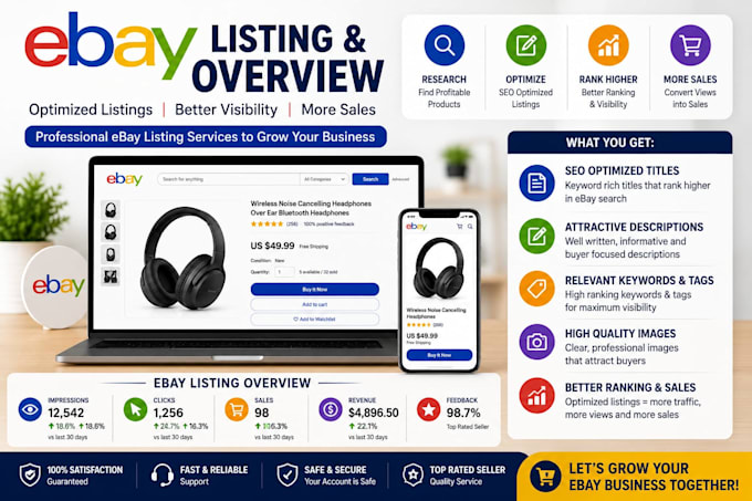 manage your ebay store and listings