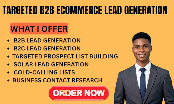 do targeted b2b ecommerce lead generation data mining email list building niche