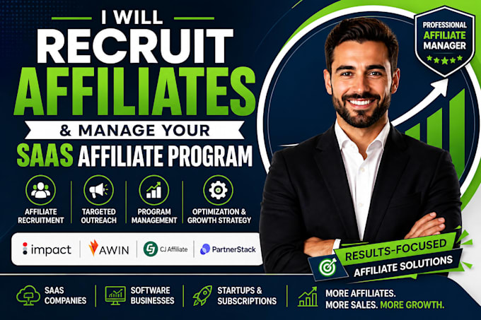 recruit affiliates and manage your saas affiliate program