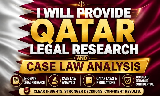provide qatar legal research and case law analysis