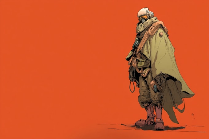 draw professional sci fi artwork for your game or book