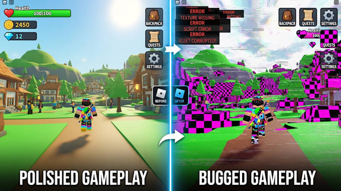 fix roblox game bugs, battleground game bug, simulator game debugging lua coding