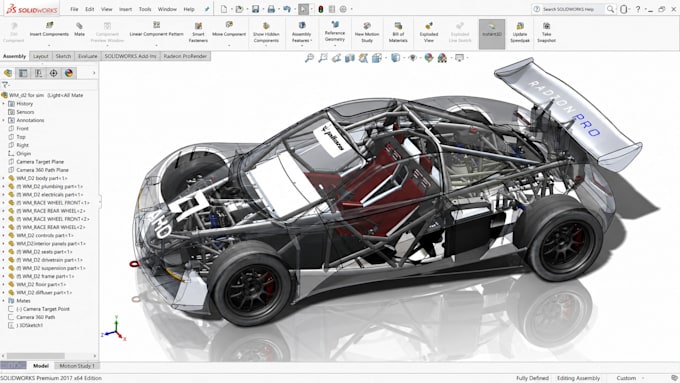 do cad model, 3d modelling for car parts, car component, complete vehicle model