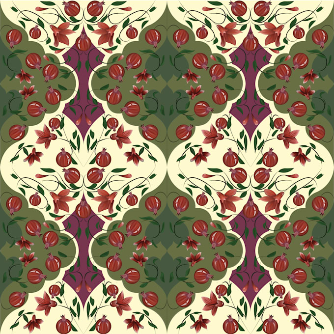 design seamless textile pattern