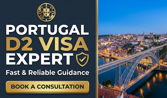 help you with portugal d2 visa business plan and application