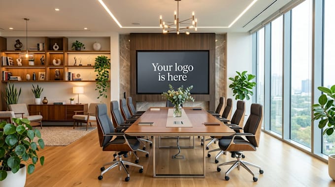 design professional custom zoom virtual background for meetings