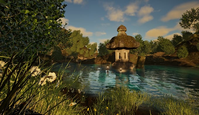 create 3d game environment, unreal engine environment, ue5 environment