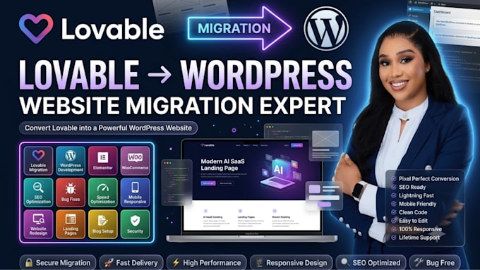 lovable to wordpress lovable to shopify lovable migration lovable bug fix