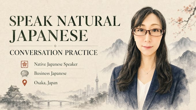 teach natural japanese conversation