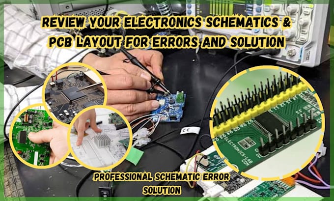 review your electronics schematic and layout for errors and improvements