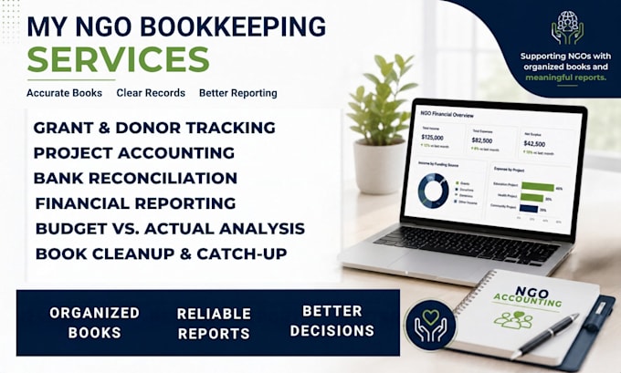 provide ngo bookkeeping services in quickbooks