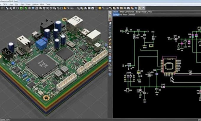 reverse engineer pcb, recreate schematic, bom, gerber, and manufacturing files