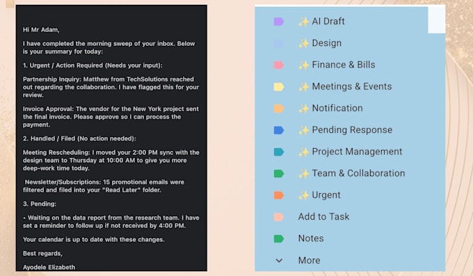 manage your email inbox and calendar