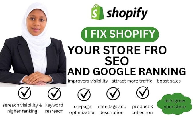 optimize your shopify store for SEO and google ranking
