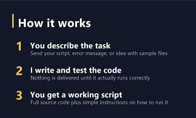 write, fix, or debug your python script
