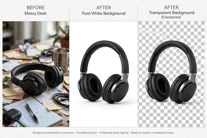 remove background to white and transparent for amazon