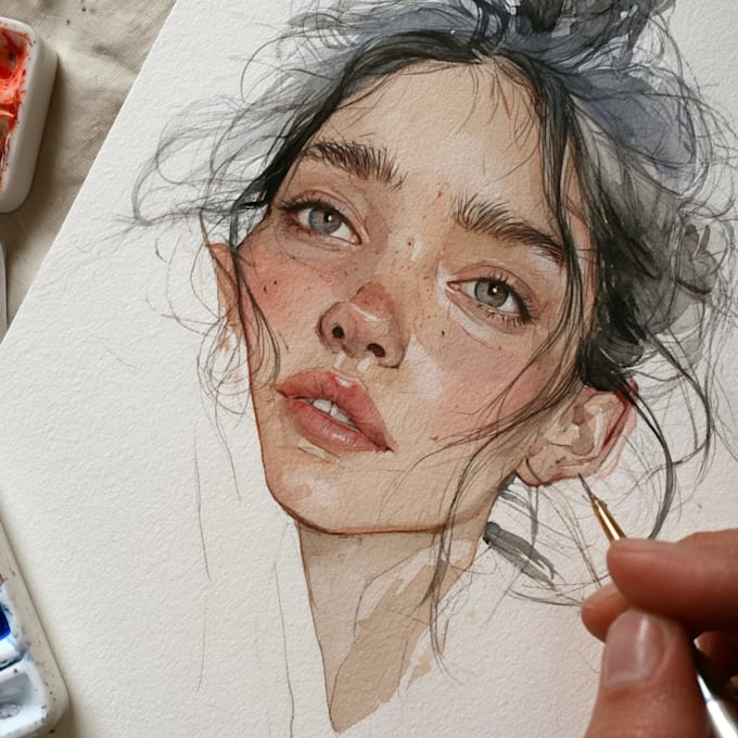 custom soft pastel portraits personalized hand drawn artwork