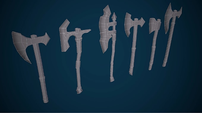 create 3d models and game ready assets for unity ue roblox minecraft