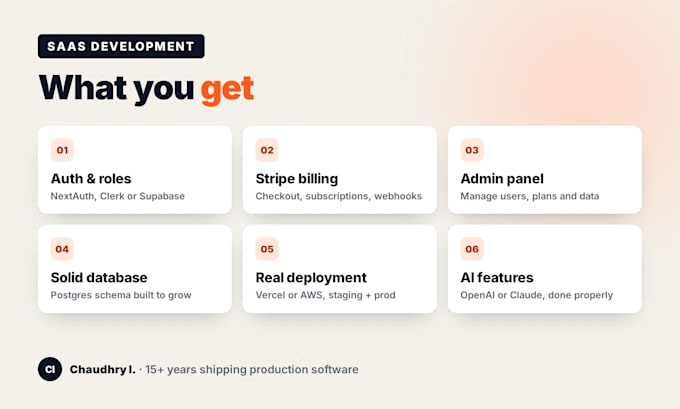 build your saas web app with next js, react and stripe