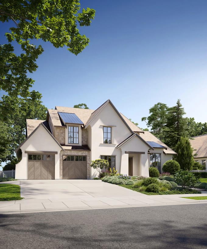 create sketchup and revit 3d model and rendering