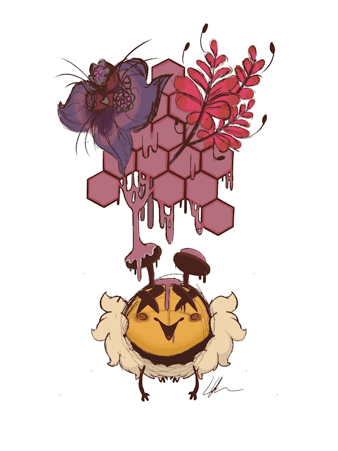 create a custom illustration or tattoo concept from an idea