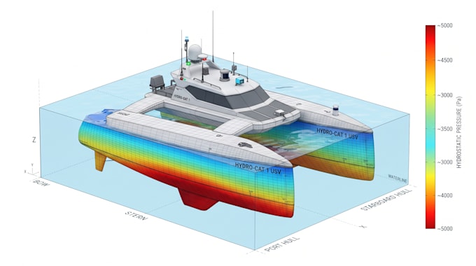 perform boat hydrostatics stability trim and naval architecture analysis
