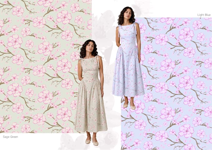 create unique seamless prints and surface pattern designs