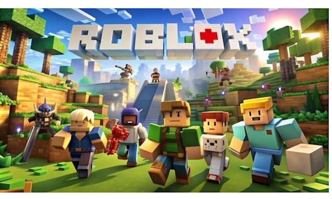create optimize a full roblox game roblox map roblox icon, thumbnail roblox logo