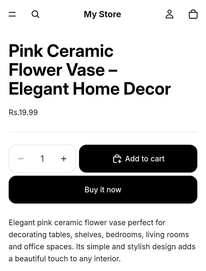list products on shopify