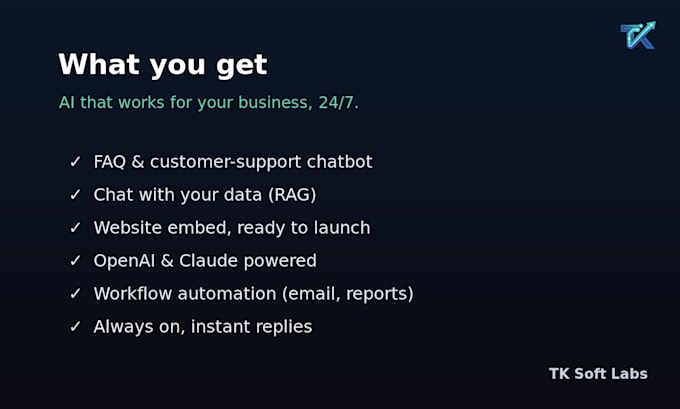 build a custom ai chatbot or automation for your business
