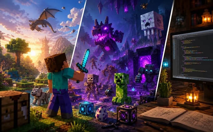 do custom minecraft mods, modpacks, forge, fabric and neoforge development