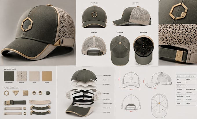 create cap tech pack hat tech pack, beanies and headwear specs for manufacturing