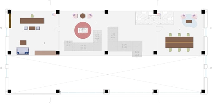 design a commercial interior for your cafe or office