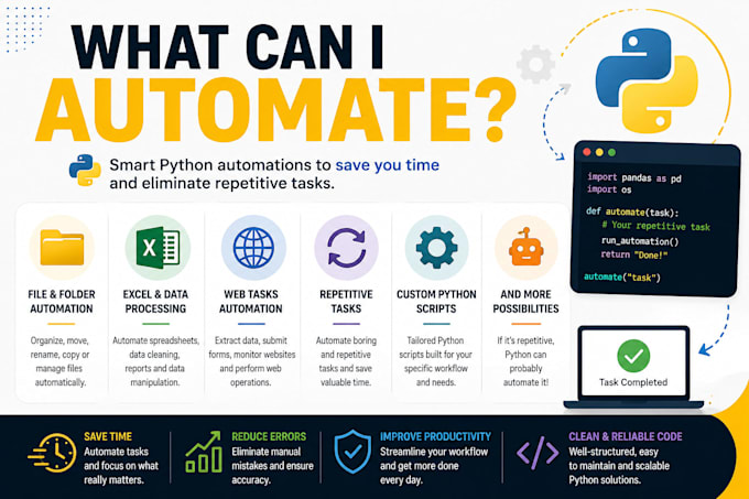automate repetitive tasks using python