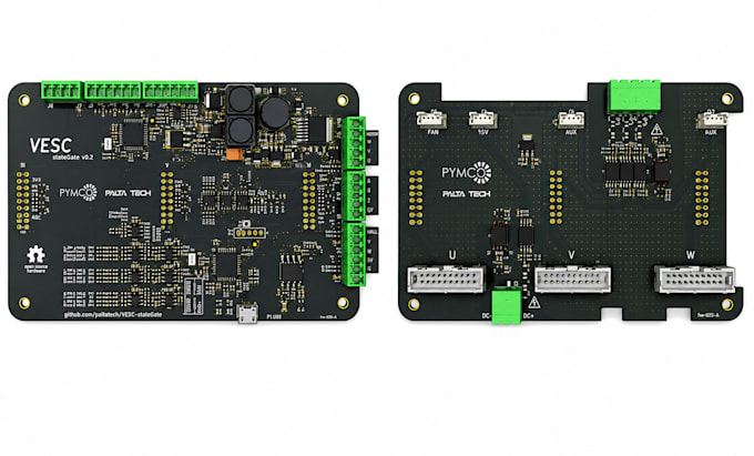 design ev inverter pcb and bldc motor controller power electronics hardware