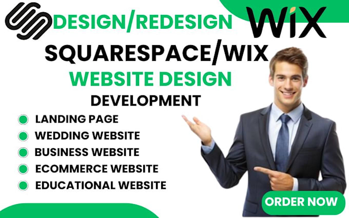 wix website design wix redesign squarespace website design squarespace redesign