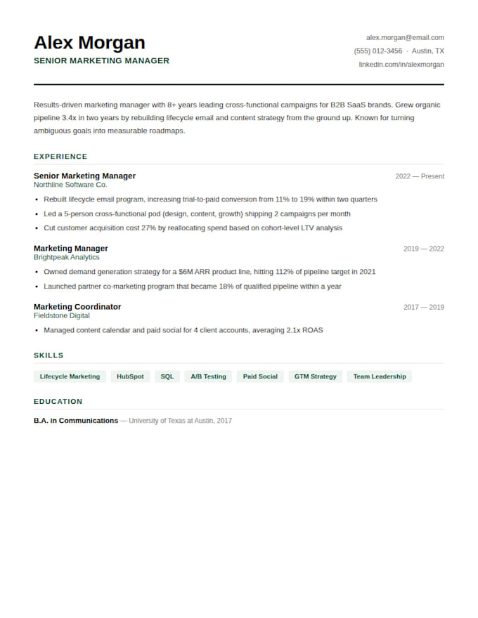 rewrite your resume and linkedin profile for more interviews