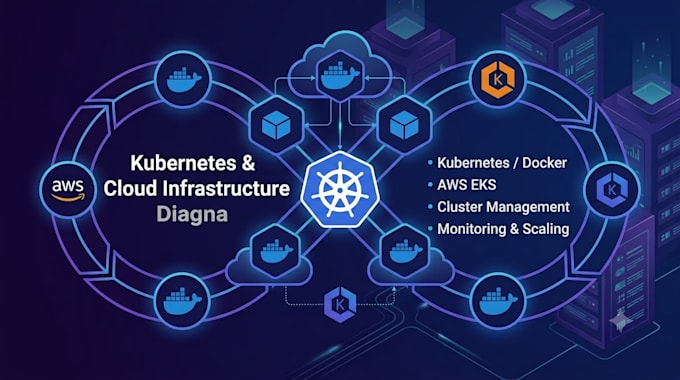 be your devops pro for AWS docker kubernetes and cicd