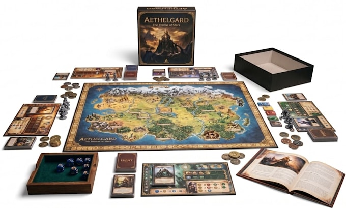 design your board game card game tabletop game mechanics and prototype