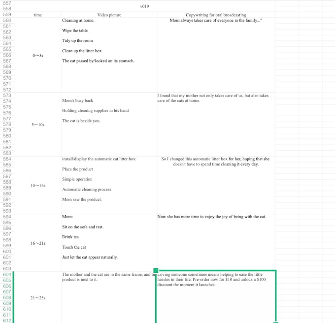 write viral tiktok shop video scripts for your products