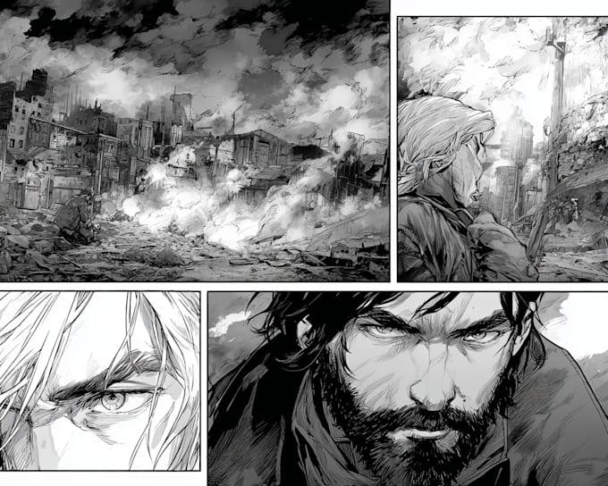 do cool manga pages for your story